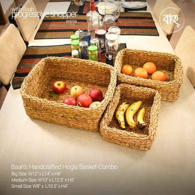 Baah’s Handcrafted Hogla Basket - Combo image