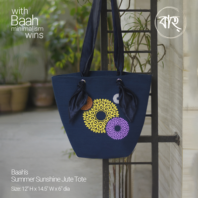 Baah’s Summer Sunshine Jute Tote image