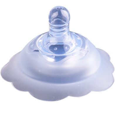 Babies' Breast Head Cover Double-Layer Protection Anti-Bite Breast Shield Breast Paste ultra-thin Inner Breast-Feeding Breast Cover -1piece image