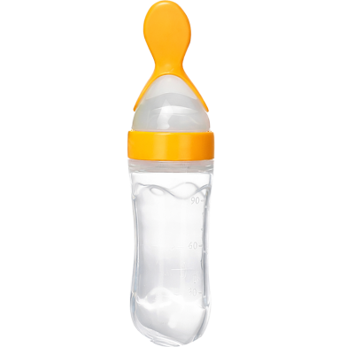 Babies Cosmos Silicone Feeder With Spoon image