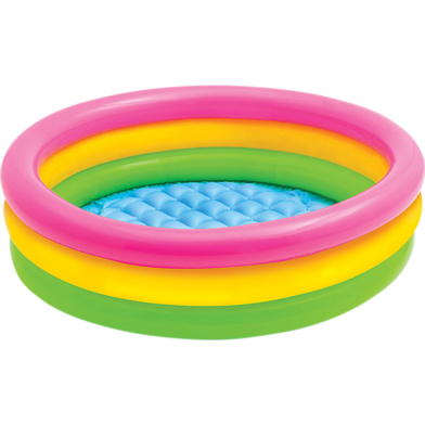 Baby Bath Tub, Baby Swimming Pool With Electric Pumper (24x8 Inch) - Multicolor. image