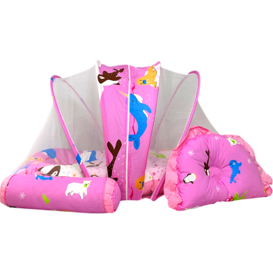 Baby Bedding Set – Pink Arctic Animal Design image