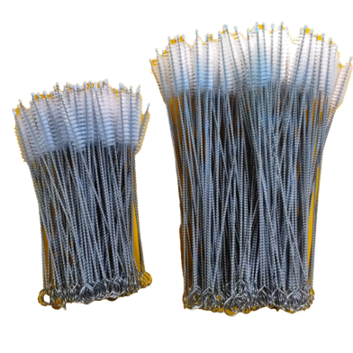 Baby Bottle Straw Brush Multifunctional Cleaning Brush - 2 Pcs image