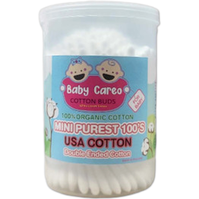 Baby Careo Mini Purest Cotton Buds 100's image