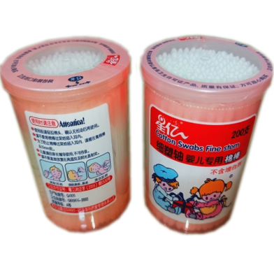 Baby Cotton Buds (1 Dibba) 200 pcs image
