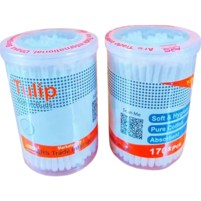 Baby Cotton Buds - CN 170 Pcs -1 Dibba image