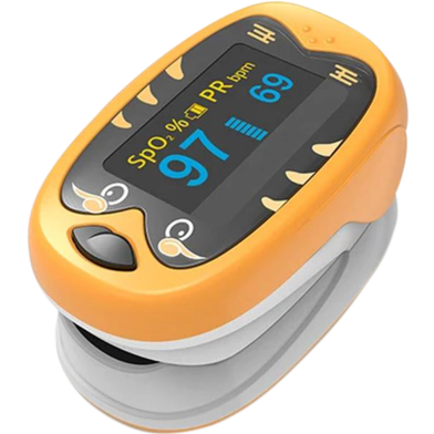 Baby Finger Pulse Oximeter Pediatric Oximeter SpO2 PR OLED Rechargeable image