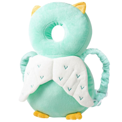 Baby Head Protector Backpack with Knee Pads And Non-Slip Socks (Turtle) image
