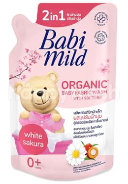 Baby Mild Ultra Mild Liquid Fabric Wash White Sakura Scent 600 ml image