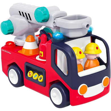 Baby Musical Fire Truck Toys-Early learning Rescue Vehicle image