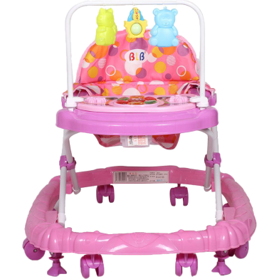 Baby Musical Walker with Merry Go Round BLB Brand- Pink 212 -117296396 image