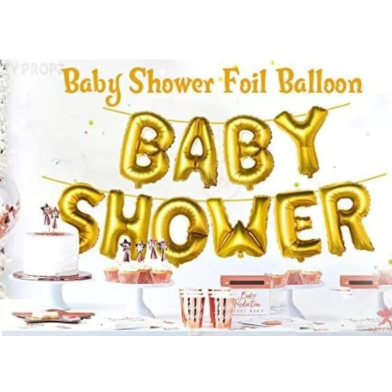 Baby Shower Foil Balloon Banner For Baby Shower Supplies Decorations Baby Girl Baby Boy- Pack Of 1 image