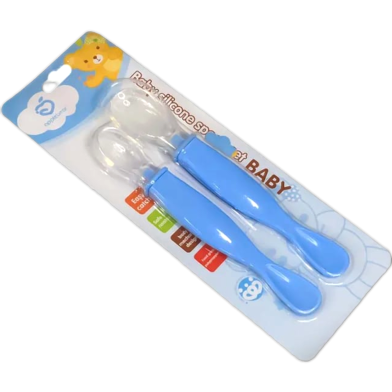 Baby Silicone Spoon CN Spoon Sets - 1 Pair image