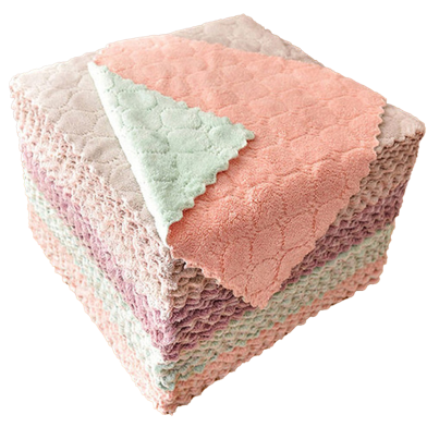 Baby Soft Face Towel CN-1pcs 25*25 square -1pcs image