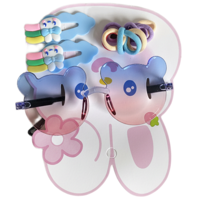 Baby Sunglasses With Hair clips and Fita image