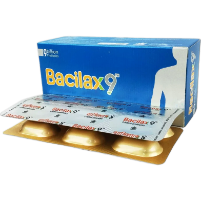 Bacilax 9 Billion Capsule 6's Strip image
