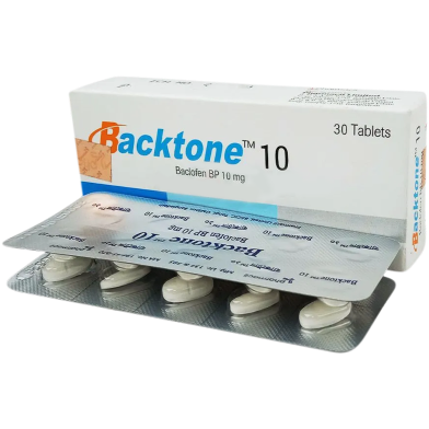 Backtone 10 mg Tablet 10's Strip image