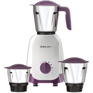 Bajaj Ninja Series Elegance Purple 500Watt 3 Jar Mixer Grinder image
