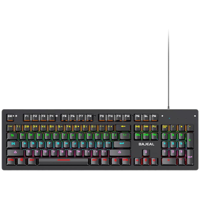 Bajeal Full Sized Mechanical Keyboard Switch Swappable Black image