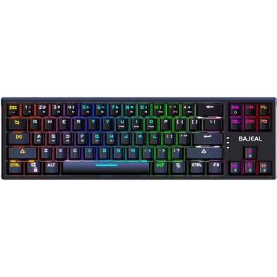 Bajeal Lighting Blue Switch Mechanical Hot Swappable Ten Keyless Keyboard Black image