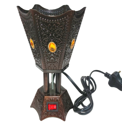 Electric Incense Bakhoor Burner Coffee Color image