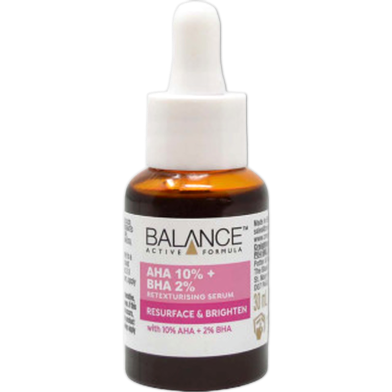 Balance Active Formula AHA10Percent Plus BHA 2Percent Retexturising Serum 30ml image