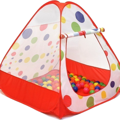 Kids Ball Pit Play Tent with 50 Colorful Balls – Foldable Children’s Magic Playhouse image