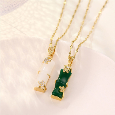 Bamboo Style High Quality Neckless For Women/Girls image