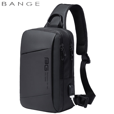Bange Factory New Waterproof Oxford Wholesale Anti Theft Custom Casual Crossbody Shoulder Men Sling Bag image
