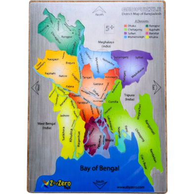 Bangladesh Map Puzzle English Version image