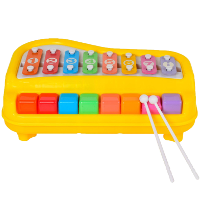 Baoli 1227 8 Keys Children Toy Happy Xylophone Organ With 6 Pcs Of Scores -118530131 image