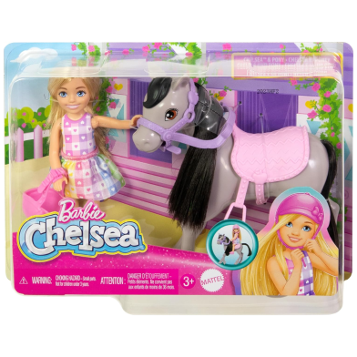 Barbie Chelsea Doll And Pony 3Plus (Htk29) – Interactive Toy Set for Kids 3 Plus | Fun Play Experience image