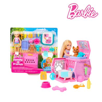 Barbie Chelsea Puppy Carrier 3Plus (Jdf89) – Interactive Toy Set for Kids 3 Plus | Fun Play Experience image