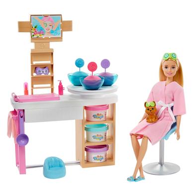 Barbie GJR84 Face Mask Spa Day Playset image