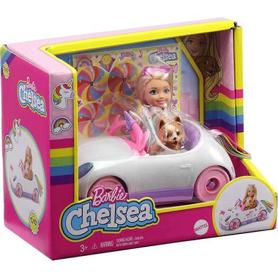 Barbie GXT41 Chelsea 6inch Doll and Car image