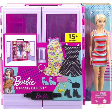 Barbie HJL66 Fashionistas Ultimate Closet Doll And Accessory image