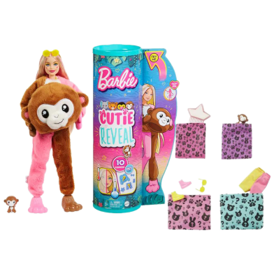Barbie HKR01 Cutie Reveal Jungle Series Doll Big image
