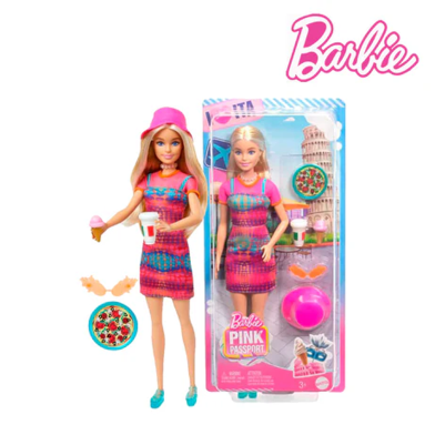 Barbie Pink Passport 3Plus (HWH97) – Interactive Toy Set for Kids 3 Plus | Fun Play Experience image