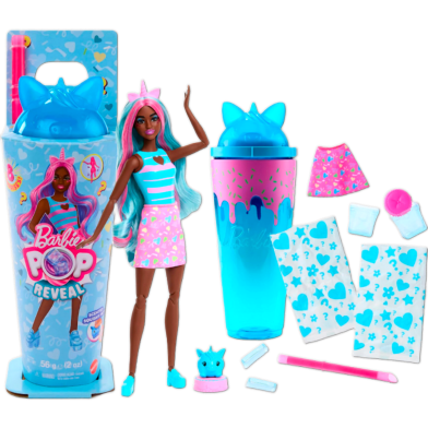 Barbie Pop Reveal Barbie Shakes Asst 3Plus, Cn image