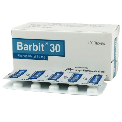 Barbit 30 mg Tablet 10's strip image