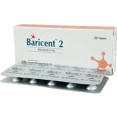 Baricent 2 mg Tablet 10's Strip image