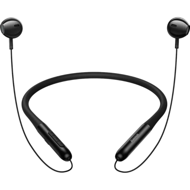 Baseus Bowie P1 Half In-ear Neckband Wireless Earphones (NGPB000001)-Black image
