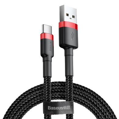 Baseus Cafule 3A 1M USB to Type-C Data Cable Red And Black image