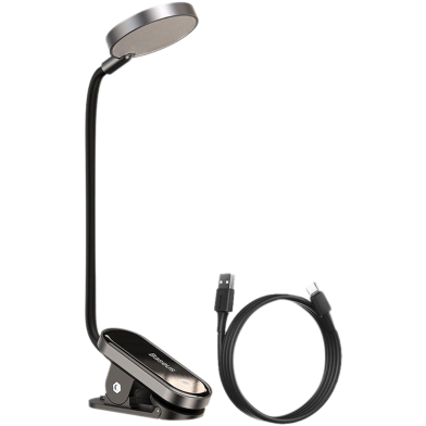 Baseus Comfort Reading Mini Clip Lamp (DGRAD-0G)-Dark Gray image