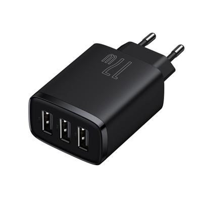 Baseus Compact  Charger 3U 17W EU Black image