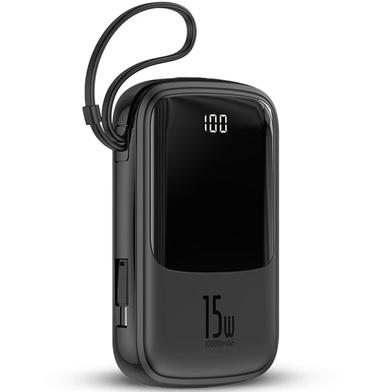 Baseus Q pow Digital Display 3A Power Bank 10000mAh (With IP Cable) image