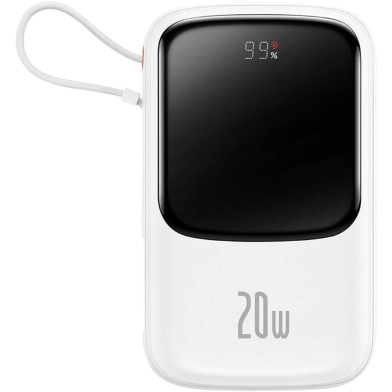 Baseus Qpow PRO with Charger Powerbank10000mAh 20W White PPQD060002 image