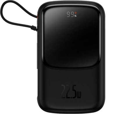 Baseus Qpow Pro 22.5W 20000mAh Digital Display Quick Charging Power Bank With Type-C Cable image