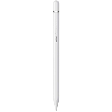 Baseus Smooth Writing 2 Series Plug-Type Stylus USB-C Active Version, Moon White (With USB-A to USB-C cable and active pen tip) image