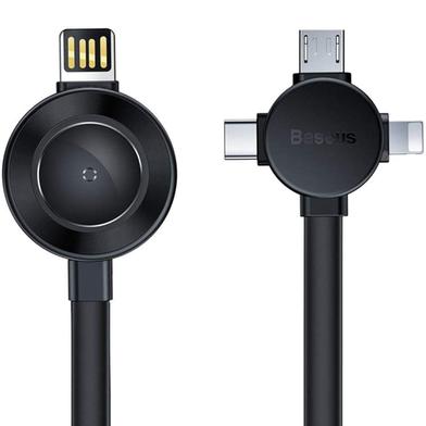 Baseus Star Ring Series Four-in-one Wireless Charging Cable USB For M L T iW 18cm image